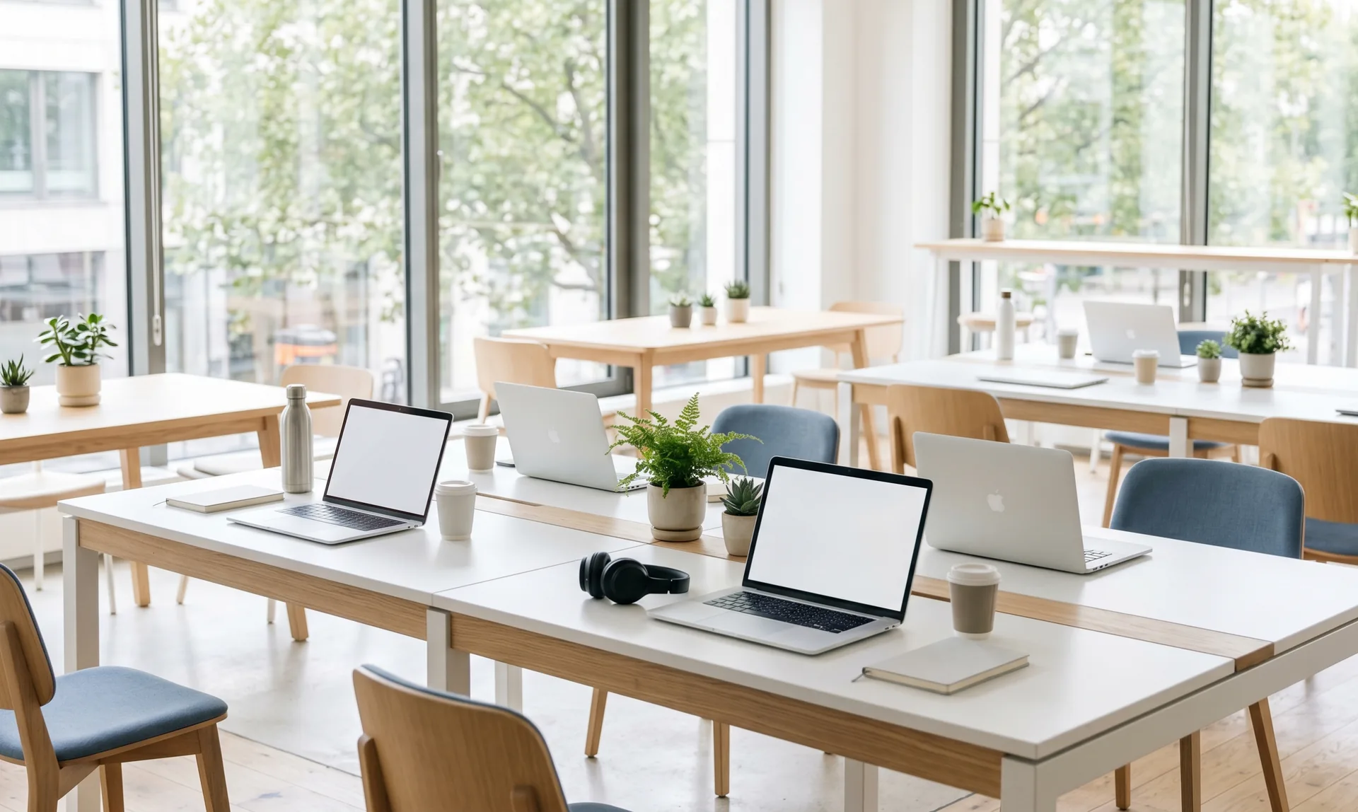JobMeHappy Redaktion — Moderner Coworking-Workspace